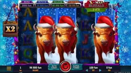 X-Mas Buffalo slot screenshot 9
