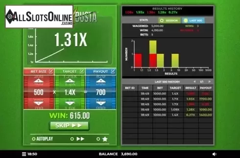 Win Screen 4. 1000x Busta from 4ThePlayer