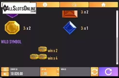 Wild Symbols screen