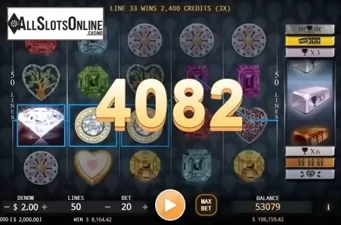 Win screen. A Girl's Best Friend  (KA Gaming) from KA Gaming