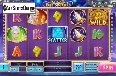 Screen 2. Age of the Gods - Fate Sister from Playtech