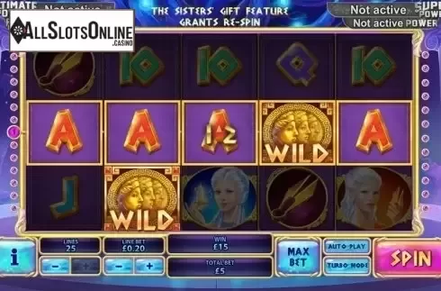 Screen 4. Age of the Gods - Fate Sister from Playtech