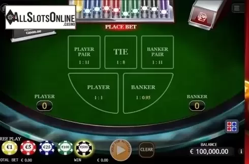 Reels screen. Baccarat (KA Gaming) from KA Gaming