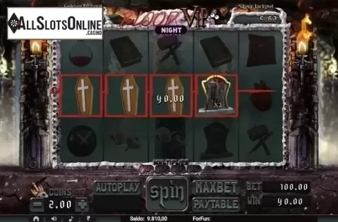 Win Screen. Blood Night Vip from Tuko Productions