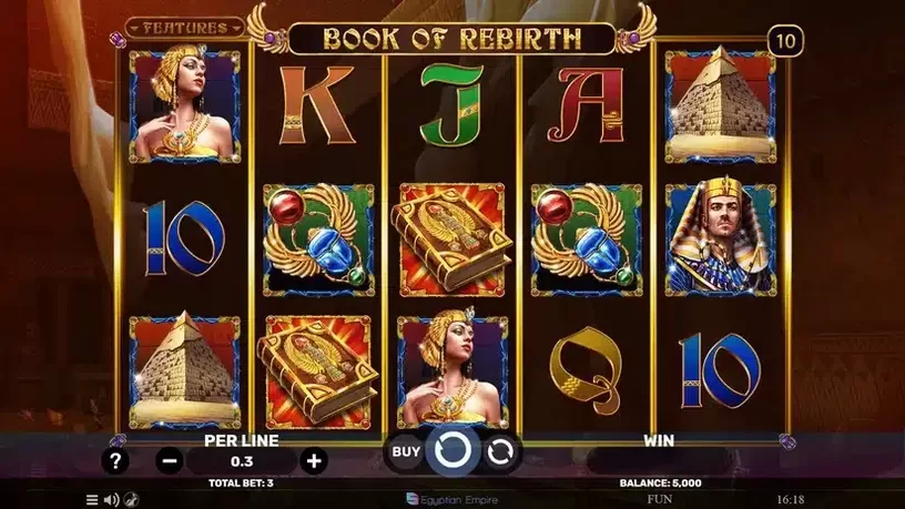 Book Of Rebirth slot screenshot 
