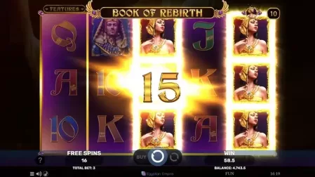 Book Of Rebirth slot screenshot 4