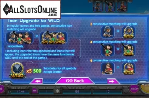Paytable 2. Boom Beach from Aiwin Games