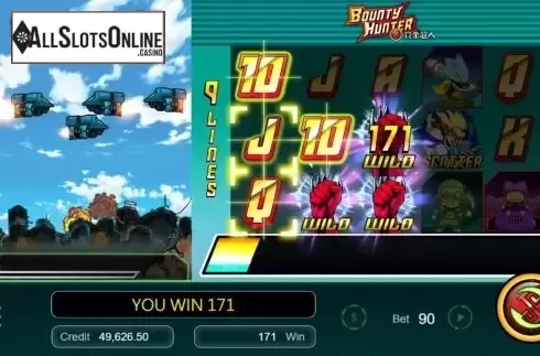 Win Screen 4. Bounty Hunter (Manna Play) from Manna Play