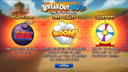 Breakout Bob slot screenshot 1