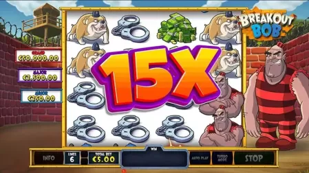 Breakout Bob slot screenshot 3