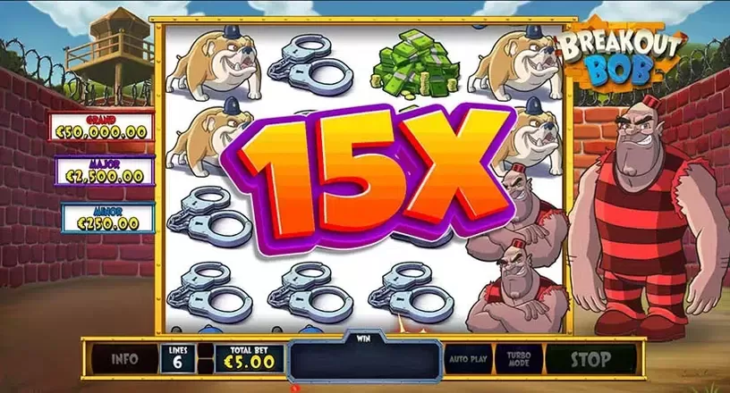 Breakout Bob slot screenshot 3