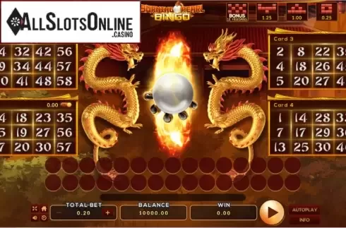 Reel Screen. Burning Pearl Bingo from EAgaming
