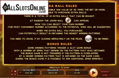 Features 2. Burning Pearl Bingo from EAgaming