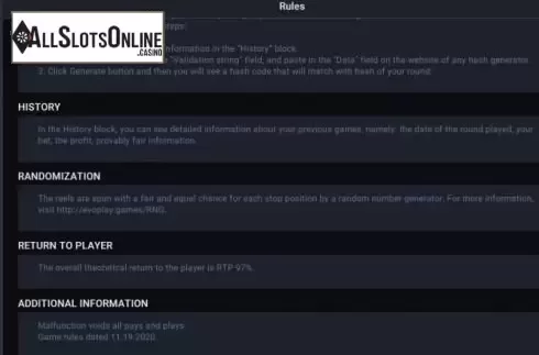 Game rules 4