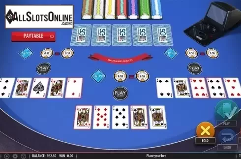 Game workflow 2. DJ Wild Stud Poker from SG