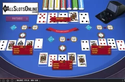 Game workflow 3. DJ Wild Stud Poker from SG