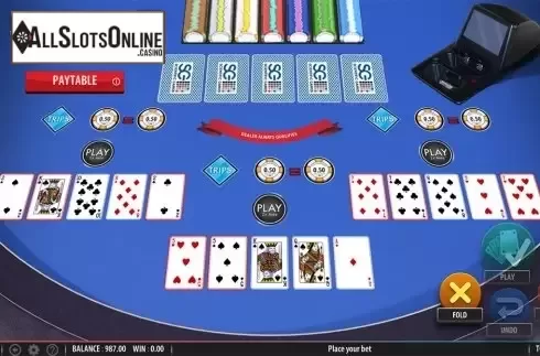 Game workflow 4. DJ Wild Stud Poker from SG
