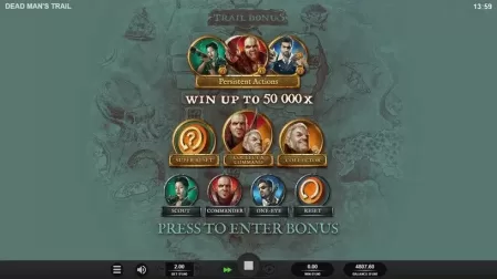 Dead Mans Trail slot screenshot 7