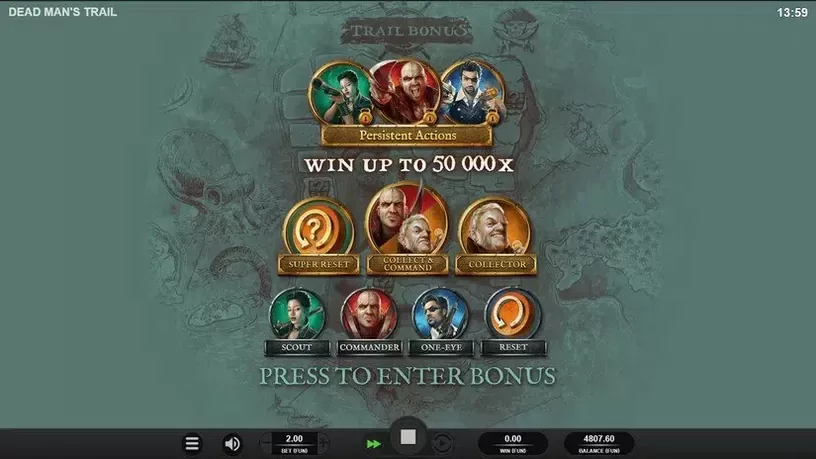 Dead Mans Trail slot screenshot 7