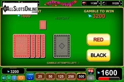 Gamble. Dice High from EGT
