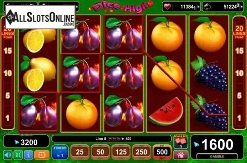 Win. Dice High from EGT