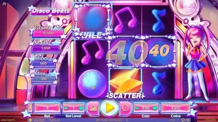 Disco Beats slot screenshot 2