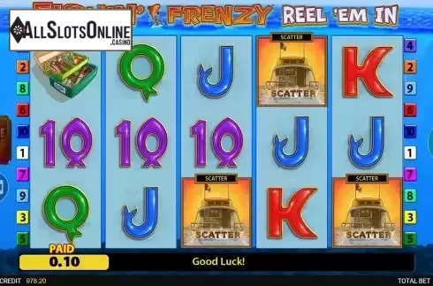 Free Spins Win Screen