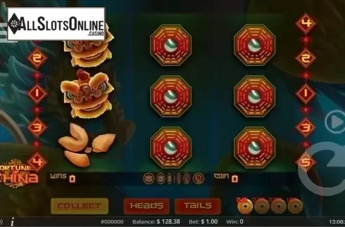 Reels screen. Fortunes of China from Concept Gaming