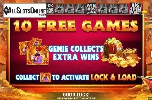 Free Spins Win Screen 2