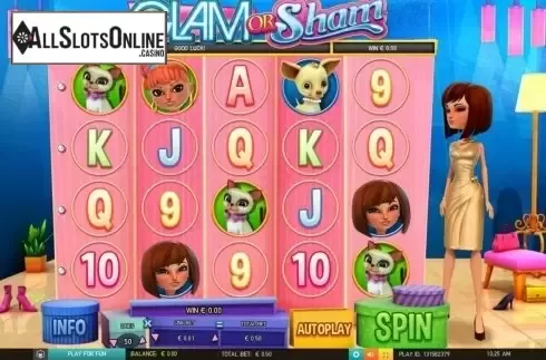 Screen2. Glam or Sham from Leander Games
