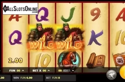 Wild Win screen. Guan Gong from JDB168