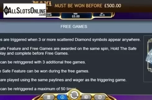 Free Games. Hold the Safe Jackpot from Eyecon