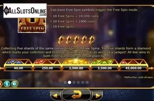 Paytable 2. Holmes and the Stolen Stones from Yggdrasil
