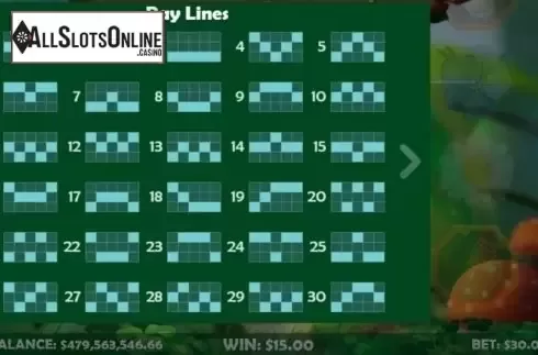 Paylines. Honey Money (Mobilots) from Mobilots