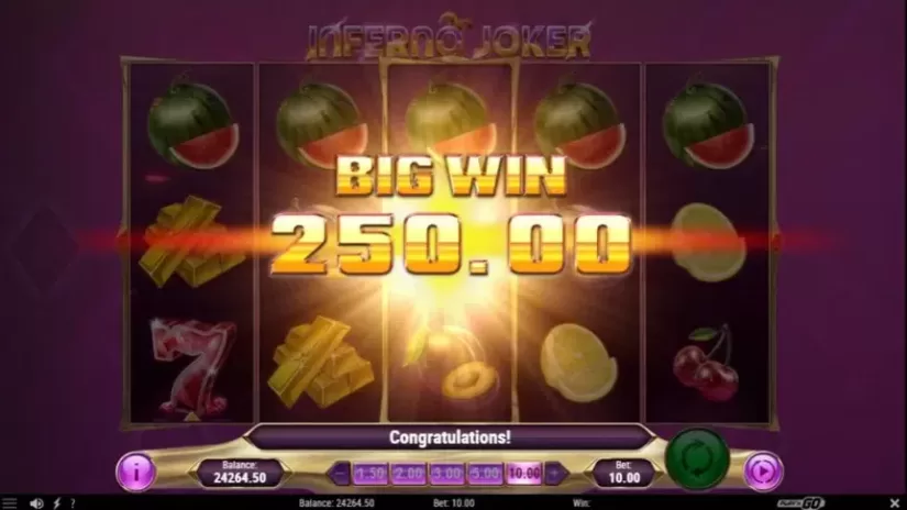 Inferno Joker slot screenshot 2