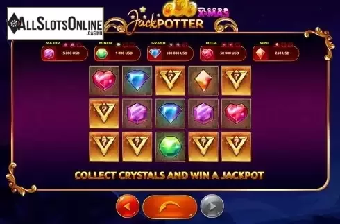Collect crystals screen