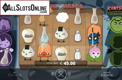 Screen 6. Kitchen drama Sushi Mania from Nolimit City