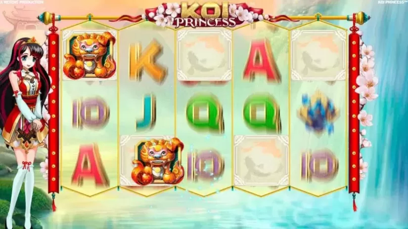 Koi Princess slot screenshot 2