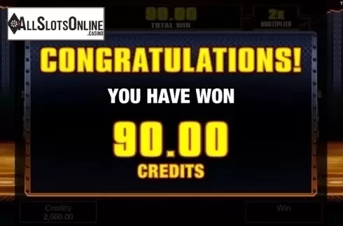 Game Screen. Liquid Gold from Microgaming
