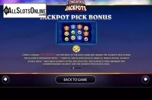 Features 2. Longhorn Jackpots from AGS