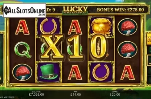 Free Spins. Lucky Ways Multiplier from Inspired Gaming