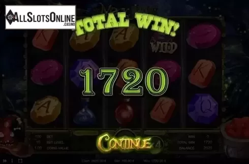 Big win screen. Magic Jam from Thunderspin