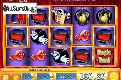 Win screen. Magic Wand from WMS