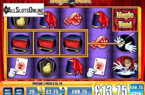Win screen. Magic Wand from WMS
