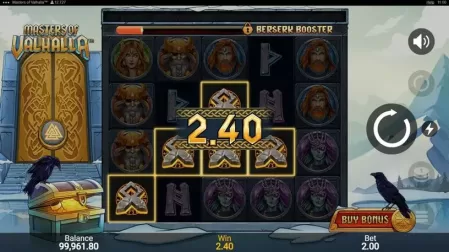 Masters Of Valhalla slot screenshot 2