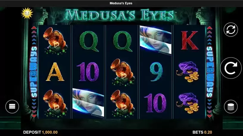 Medusa's Eyes slot screenshot 1