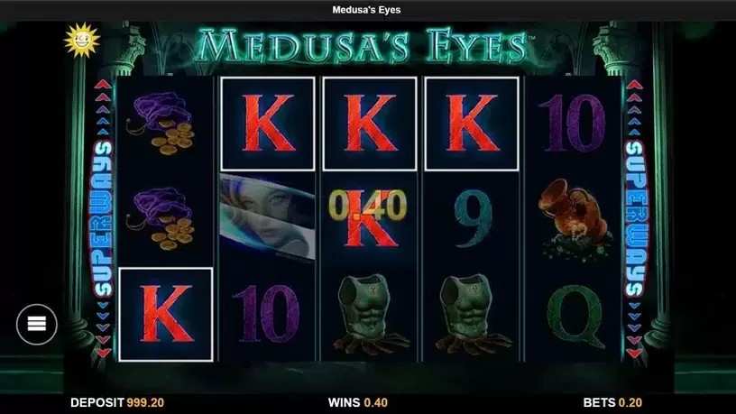 Medusa's Eyes slot screenshot 2