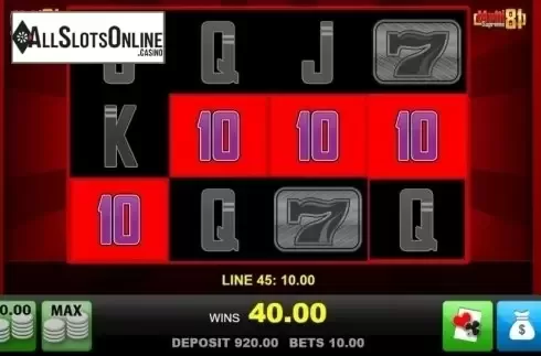 Win Screen. Multi Supreme 81 from Merkur
