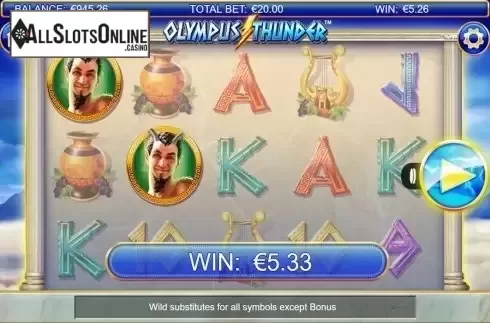 Win screen. Olympus Thunder from NextGen
