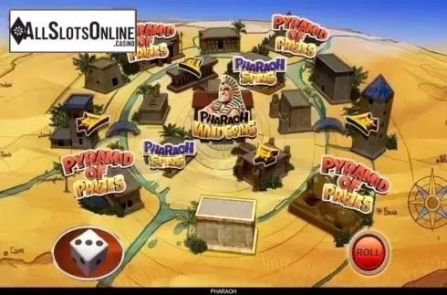 Bonus game screen 1. Pharaoh (Inspired) from Inspired Gaming
